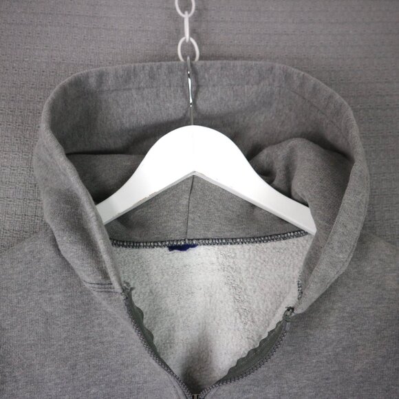 B.U.M Equipment Basic Grey Zip Up Hoodie Medium - Picture 5 of 8